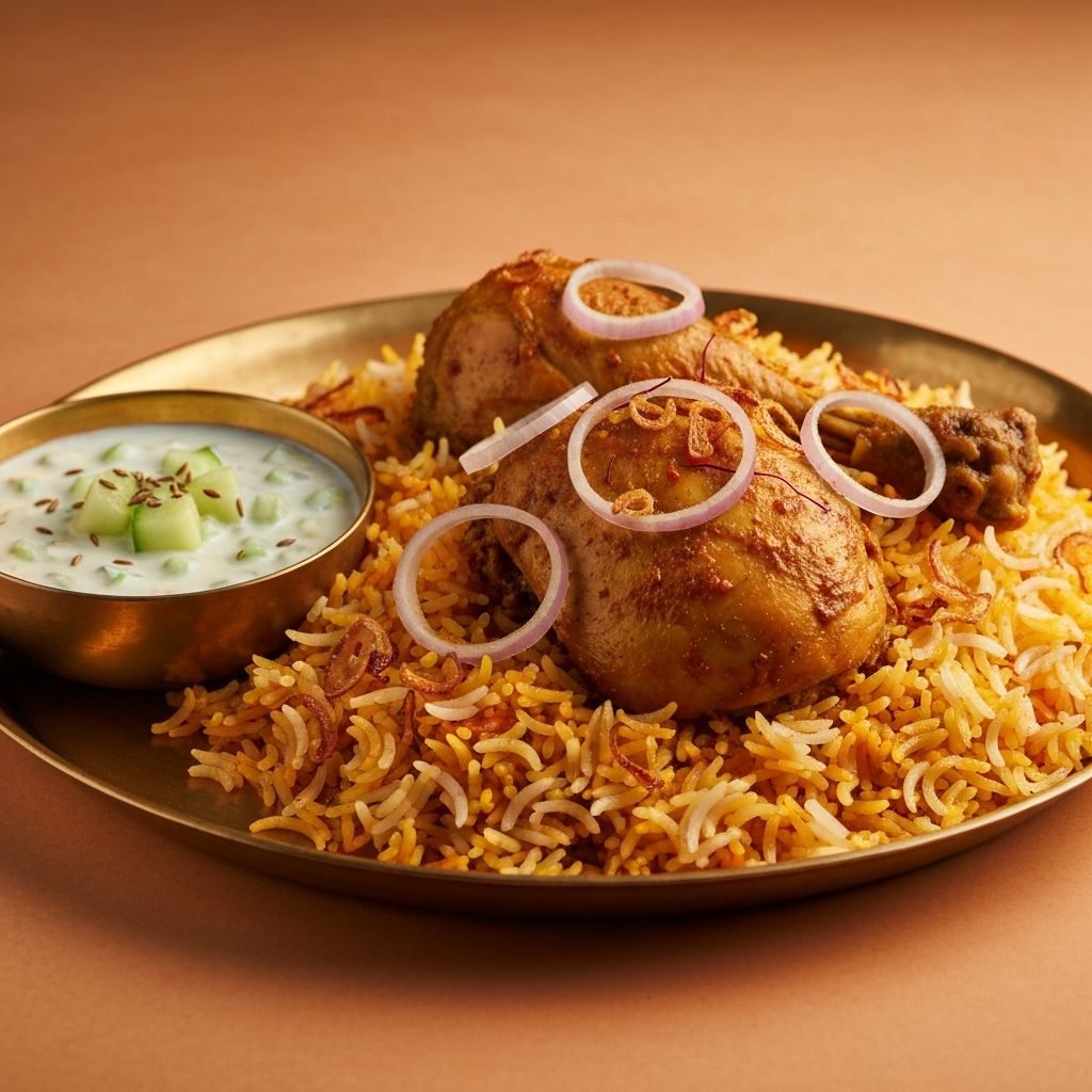 Hyderabadi Chicken Biryani