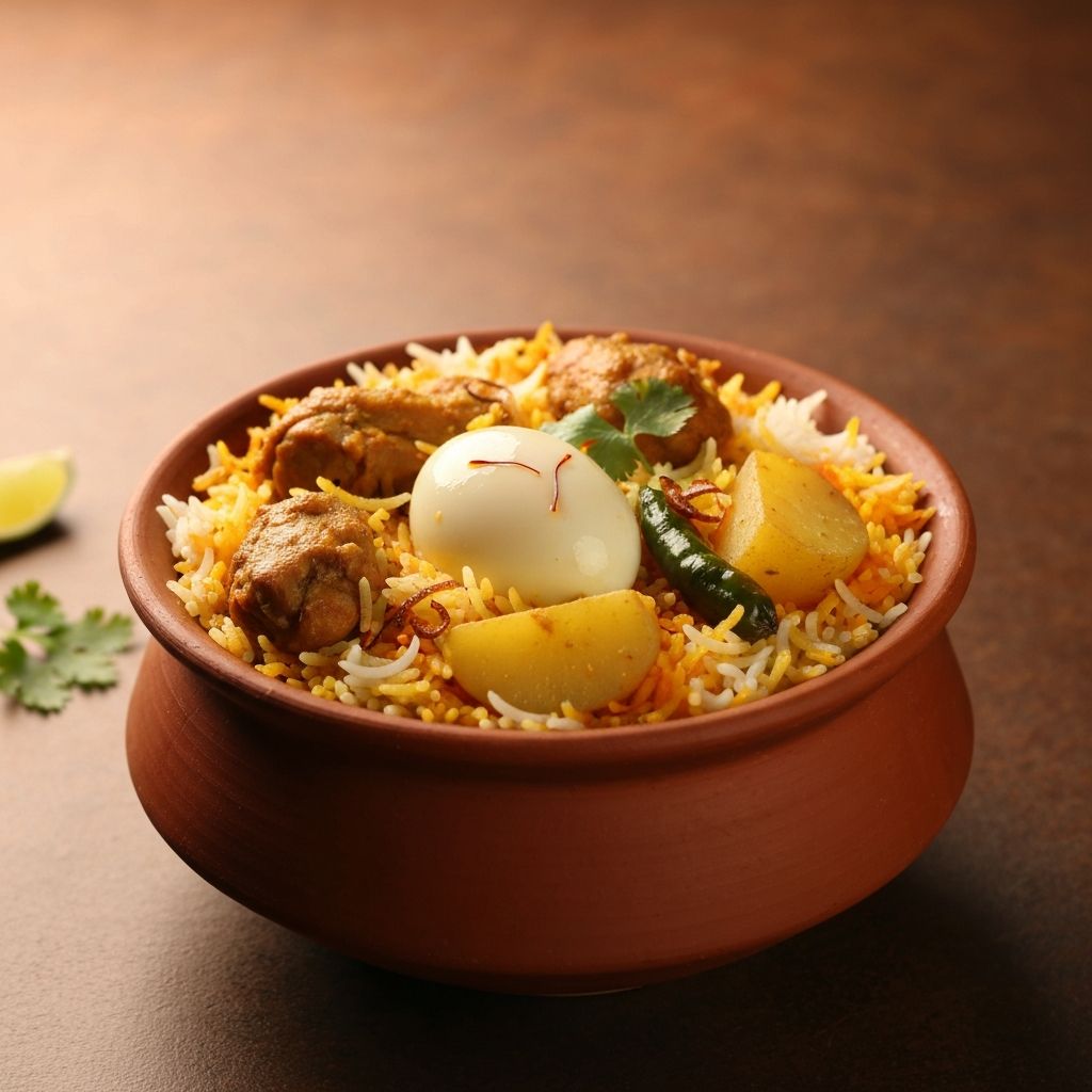 Kolkata Egg Biryani
