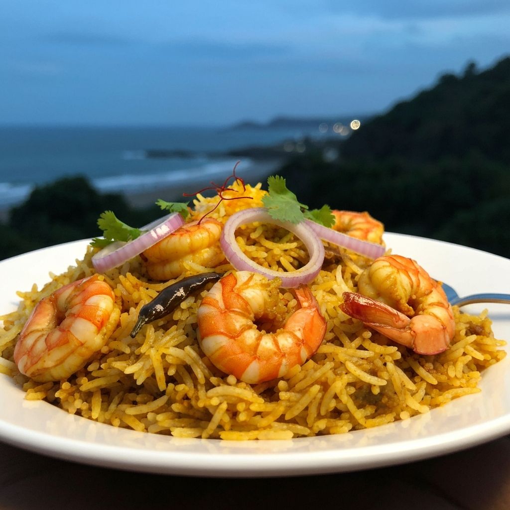 Special Prawns Biryani